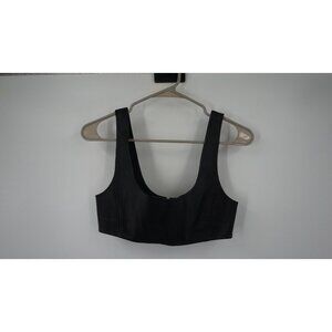 T by Alexander Wang Scoop Neck Sheep Skin Sleeveless Crop Top Tank Size 4